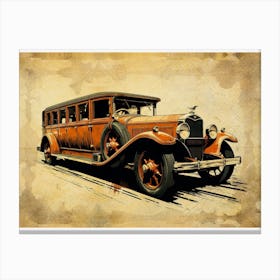 Vintage Car Canvas Print