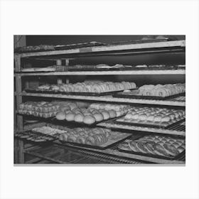 Back Of Bakery Goods At Bakery, San Angelo, Texas By Russell Lee Canvas Print