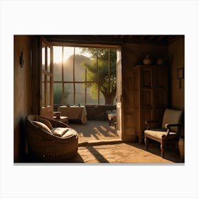 Room In A House Canvas Print