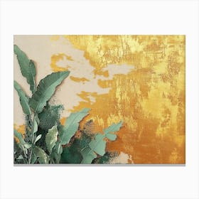 3d Leaf Abstract Canvas Print