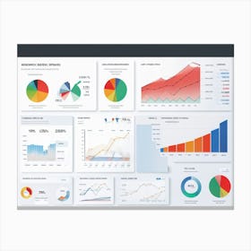 Business Dashboard 2 Canvas Print