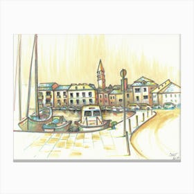 Adriatic Marina Canvas Print