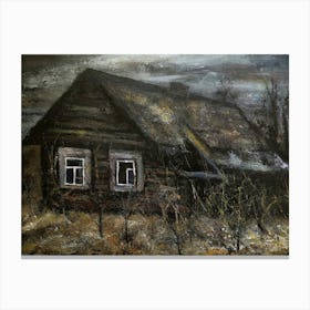 House In The Woods Canvas Print