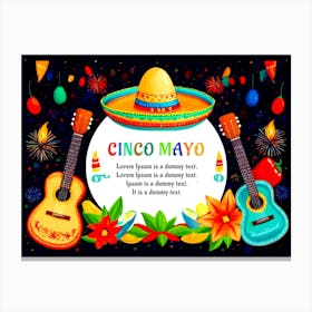 Cinco De Mayo 3 Canvas Print