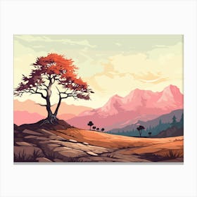 Landscape Painting 2 Canvas Print