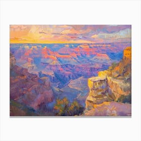 Western Sunset Landscapes Grand Canyon Arizona 3 Canvas Print