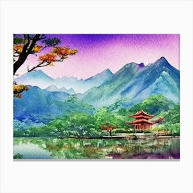 Temple Of Tranquility  Canvas Print