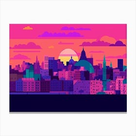 Budapest Skyline 2 Canvas Print