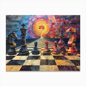 Chess Path Canvas Print