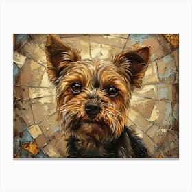 Yorkshire Terrier Fine Art Portrait 2 Canvas Print