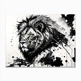 Lion Painting 51 Canvas Print