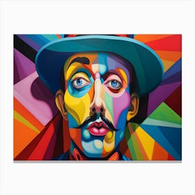 Man With A Hat Canvas Print
