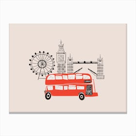 London Ride Canvas Print