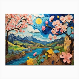 Paper Art ala Vincent 1 Canvas Print