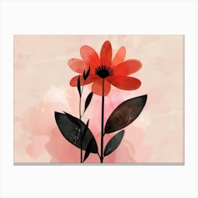 Red Flower 1 Canvas Print