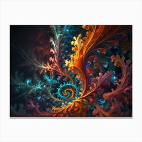 Fractals Whisper Secrets Canvas Print