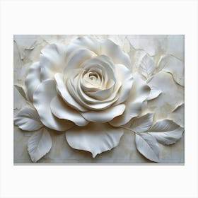 White Rose 1 Canvas Print