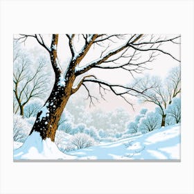 Winter Scene Canvas Print