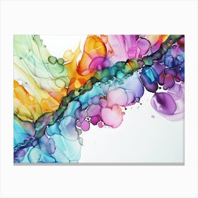 Abstract Watercolor Painting 2 Canvas Print