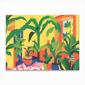 Tropical Garden Canvas Print