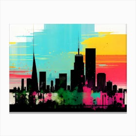 Chicago Skyline 23 Canvas Print