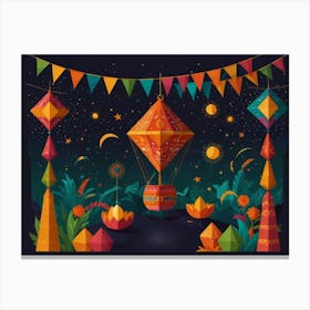 Indian Festival Canvas Print