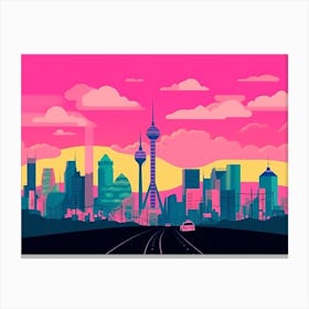 Astana Skyline Canvas Print