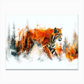 Spotted Wild Cat - Wildcat Types Canvas Print