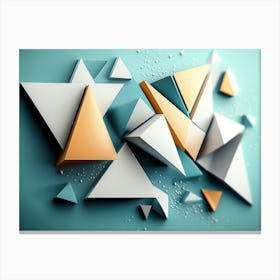 3d Triangles 1 Canvas Print