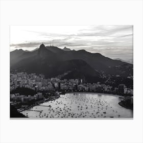 Rio De Janeiro Silhouettes 2 Canvas Print