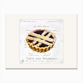 Tarte Aux Francs Canvas Print