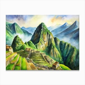 Machu Picchu Canvas Print