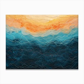 Sunset In The Sky 5 Canvas Print