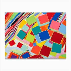 Abstract Squares 3 Canvas Print