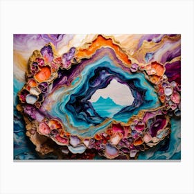 Agate Canvas Print