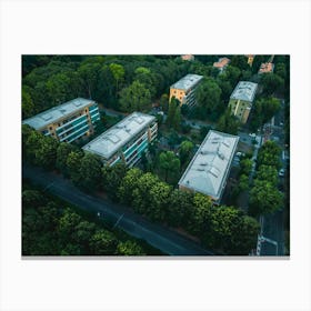 Poster Roof Top Canvas Print