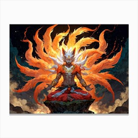 God Of Fire Canvas Print