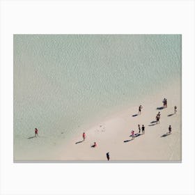 Glassy Waters On A Mexico Beach Canvas Print