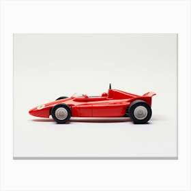 Toy Car Red Race Car Canvas Print