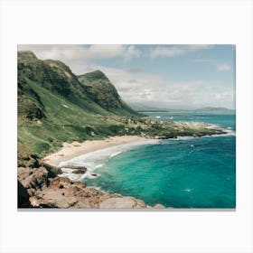 Mountains At The Beach In Hawaii Canvas Print
