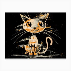 Orange Cat Canvas Print