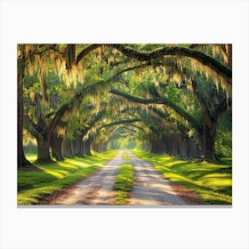 Spanish Moss Road Canvas Print