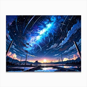 Sky And Stars Canvas Print