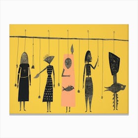 'Flying Women' Canvas Print