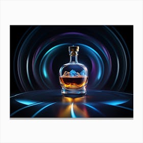 Bottle Of Whisky Canvas Print