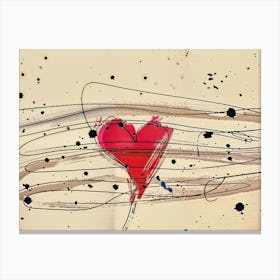 Heart Of Music Canvas Print