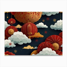 Chinese New Year 4 Canvas Print