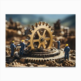 Little Engineers No5 Canvas Print