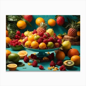 Fruit Arrangement Canvas Print