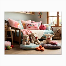 Teddy Bears 3 Canvas Print